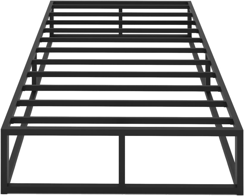 With Steel Slat Support, Low Profile Twin Metal Platform