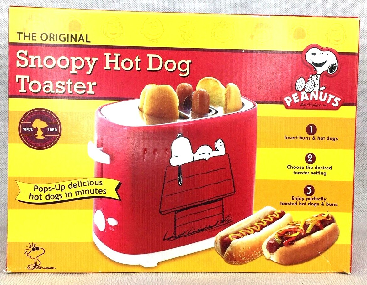 Snoopy Hot Dog Toaster The Original Peanuts by Schulz 5 Settings 474