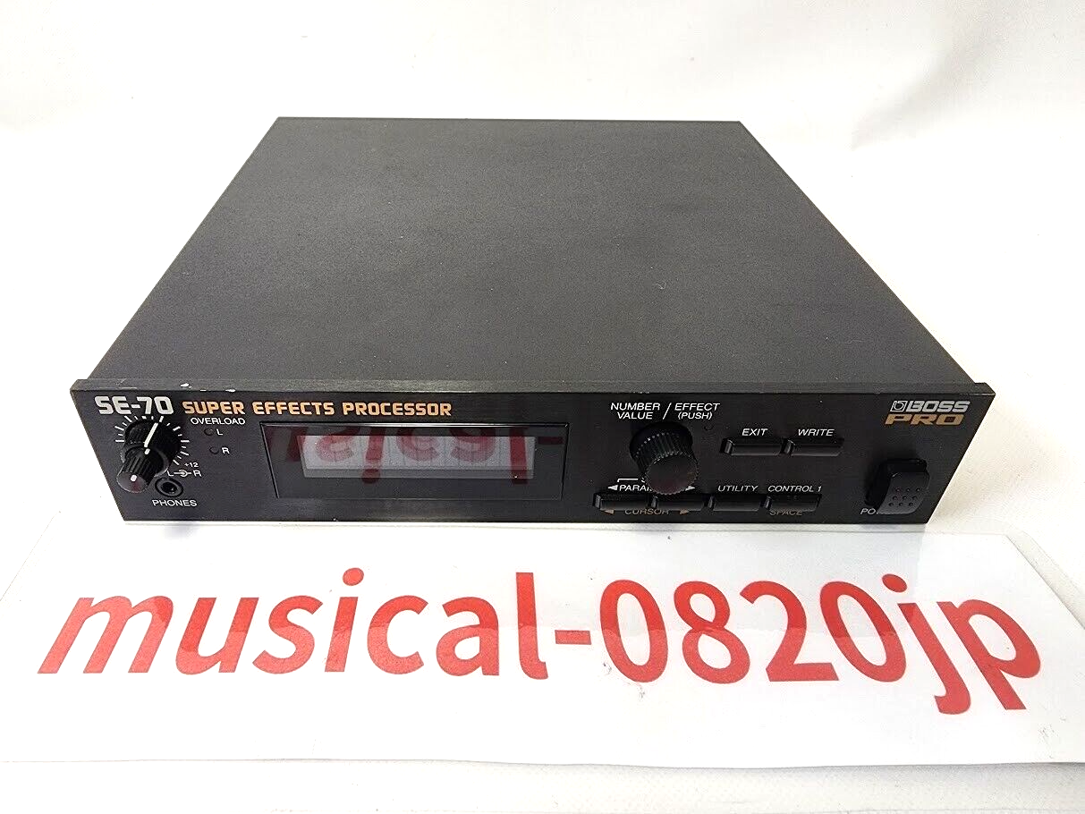 ギター BOSS PRO SE-70 SUPER EFFECTS PROCESSOR BOSS pro BOSS SE-70 Super Effects Processor マルチエフェクター 完