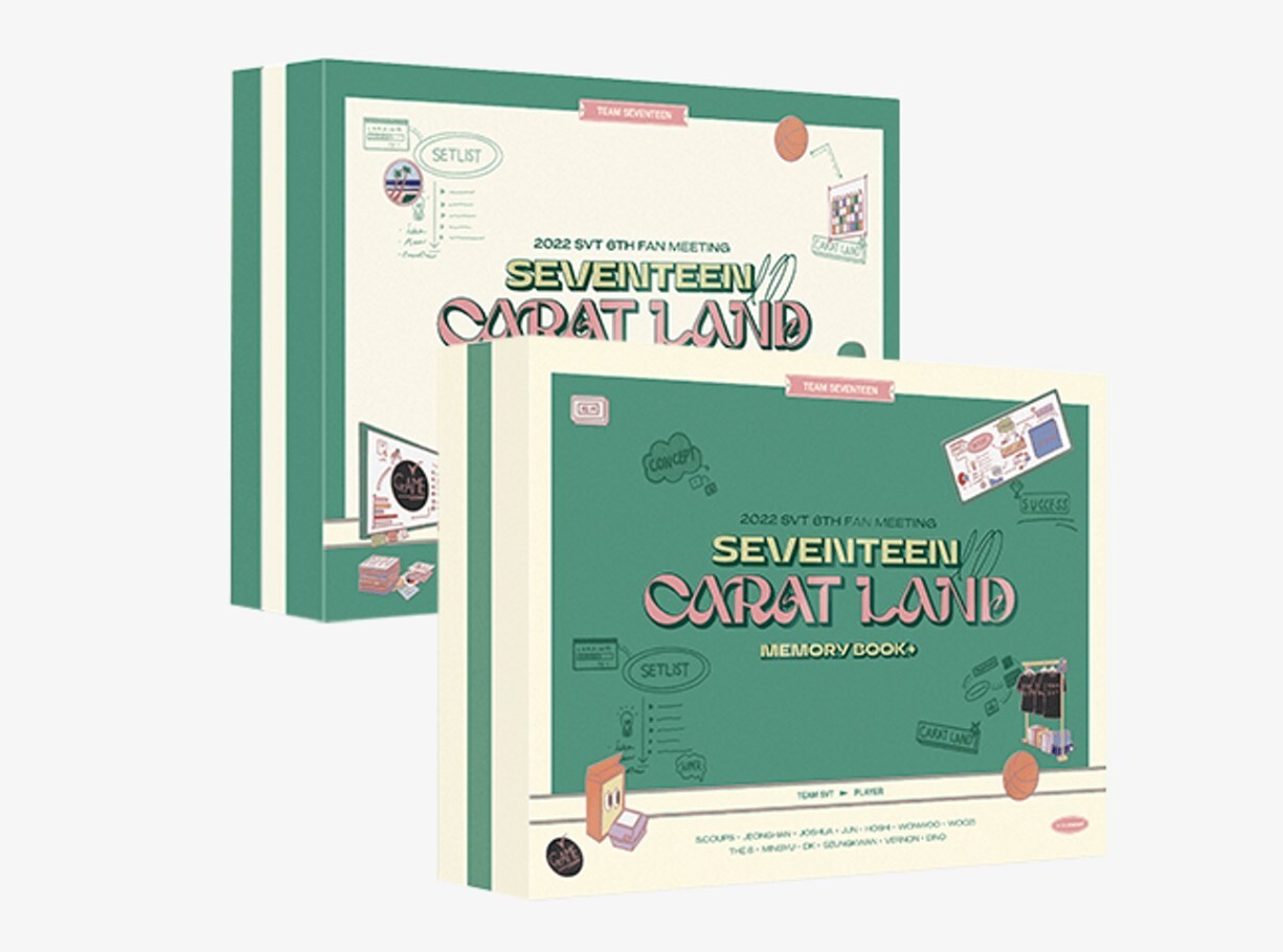 ミュージック SEVENTEEN CARAT LAND MEMORY BOOK DVD SEVENTEEN SEVENTEEN IN CARAT LAND MEMORY BOOK + DVD - Kpop USA