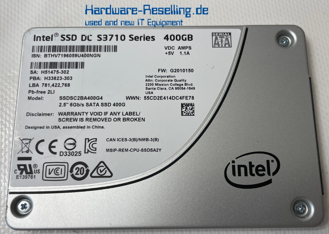 Intel 400GB DC S3710 Series 2,5