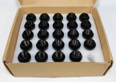 24pcs M14X1.5 Open End Lug Nuts 0.83''Tall 3/4'' Hex Bulge Acorn Wheel Lug Nut NOS