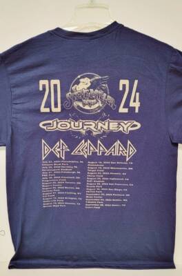 Def Leppard And JOourney 2024 The Summer Stadium Tour Shirt