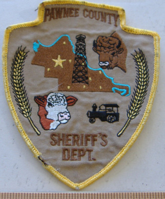 PAWNEE COUNTY SHERIFF  OKLAHOMA     FABRIC PATCH