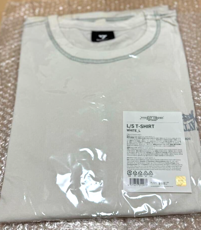 SEVENTEEN SVT WORLD TOUR RIGHT HERE IN JAPAN L/S T-SHIRT WHITE SIZE L NEW | eBay SEVENTEEN SVT WORLD TOUR RIGHT HERE IN JAPAN L/S T-SHIRT WHITE SIZE L NEW | eBay