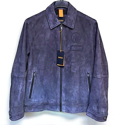 Boss suede jacket sale