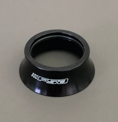 New FSA 1 1 8 Headset Top Cap Cone Alloy 15mm Height Black Cover