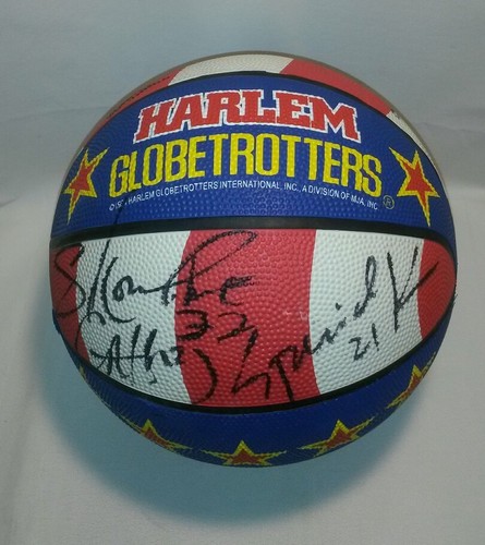 ☆ Vintage 1994 7 Autographs Harlem Globetrotters Basketball