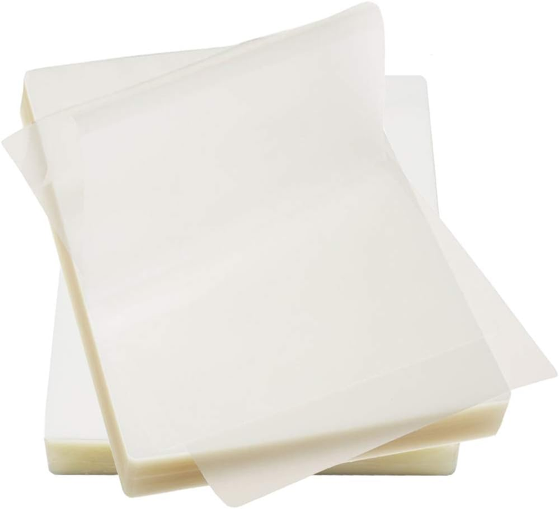 Thermal Laminating Pouches 8.9 x 11.4, 3Mil Thickness, Crystal Clear Finish, 100