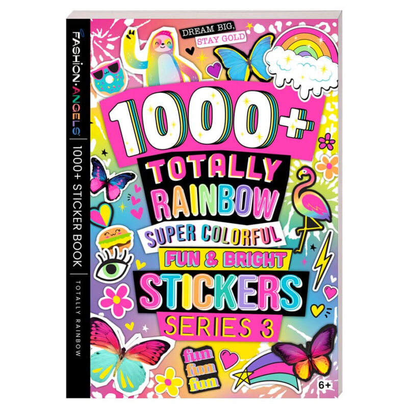 1000+ Totally Rainbow Super Colorful Fun & Bright Sticker Book FAE77809