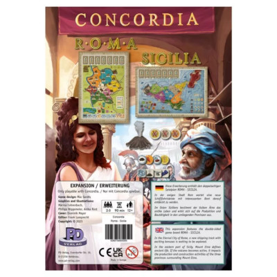 Concordia: Roma/Sicilia - Expansion - Board Game NIS Free Shipping