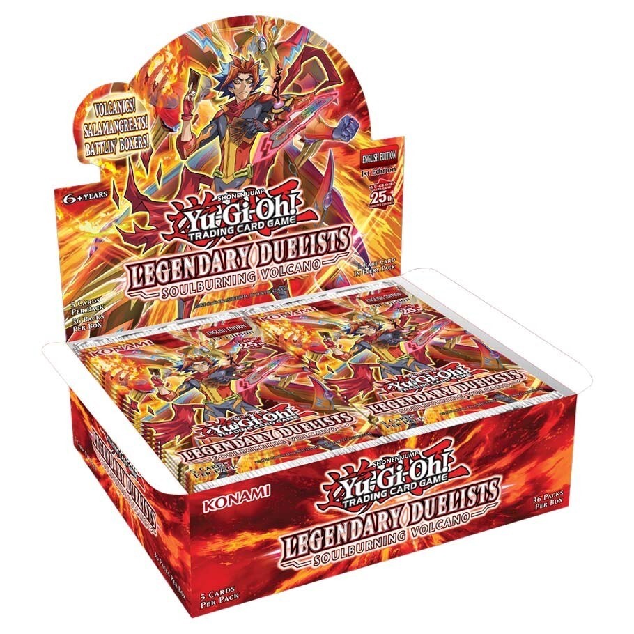 Yu-Gi-Oh! Legendary Duelists Soulburning Volcano Booster Display 36 Pack Box
