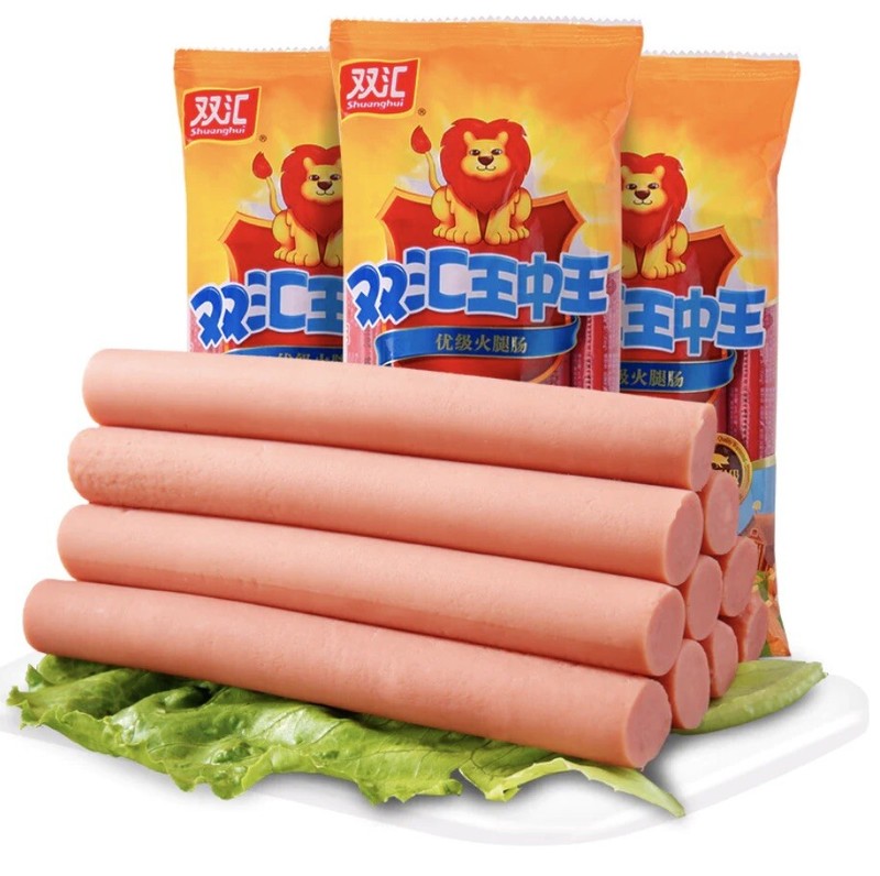 Premium Chinese Snack Food Ham Sausage  10pcs*600g/bag 双汇王中王火腿肠中国美食零食香肠
