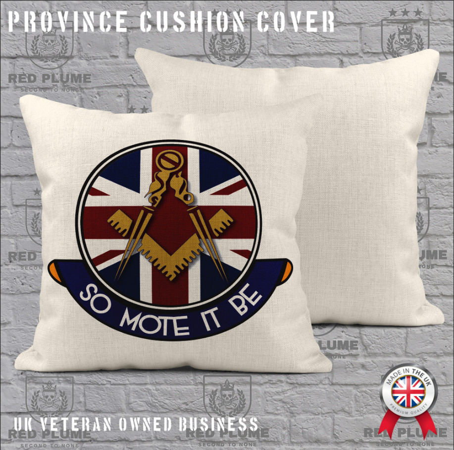 Freemasons Cushion Cover - Perfect Christmas Gift - Picture 1 of 4
