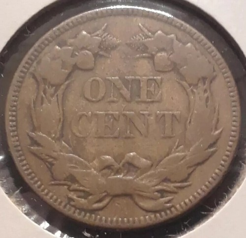1857 1C Flying Eagle Cent VF