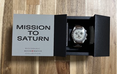 Omega X Swatch Speedmaster MoonSwatch Mission to Saturn Neu