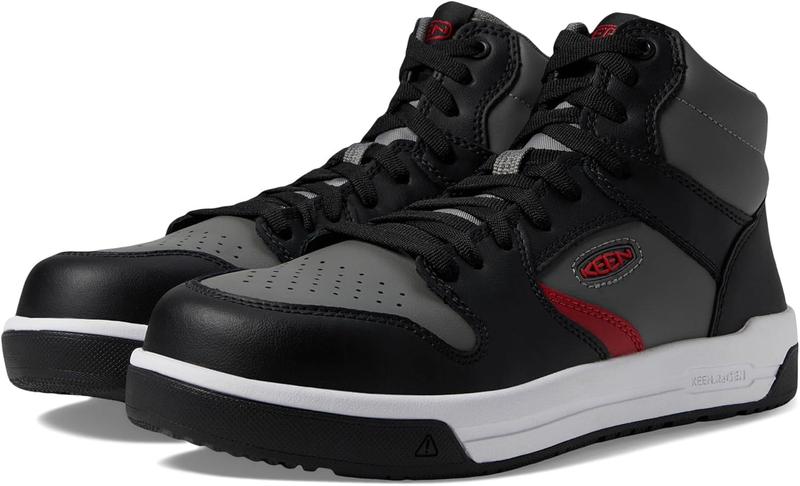 KEEN Utility Mens Overton Mid Height Composite Toe Lightweight Durable Work Snea