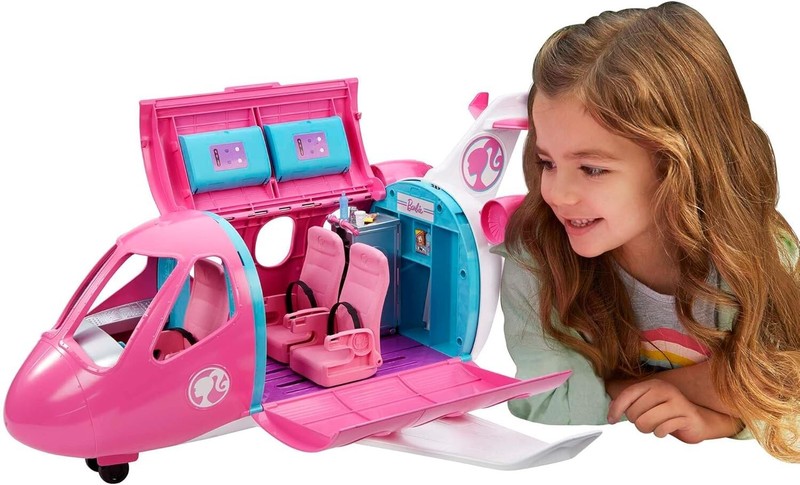 Barbie Toy Airplane Playset - Dreamplane with 15+ Doll-Sized Accessories,