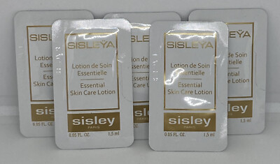 Sisley Essential Skin Care Lotion Anti Aging Sample 5 x 0.05 oz 1.5 ml = 7. 5 ml