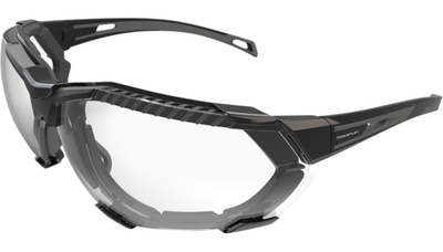 FORCEFLEX FF4 Sunglasses - Foam - Black/Black - Clear Lens