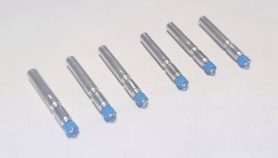 6 PCS-LED Blue Bobber Light Replacement Battery Fishing Lures Fishing Bobbers
