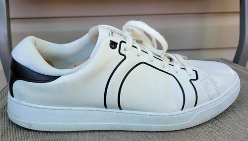 Salvatore Ferragamo Liberty Leather Low Top Men Sneakers