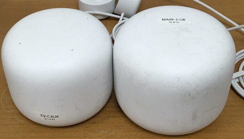 Google Nest Wifi Home Mesh System AC2200 Dual-Band Wireless Router White x2 Set
