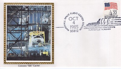 MARSHALL SPACE FLIGHT CENTER  - HUNTSVILLE, AL  1985  FDC17964