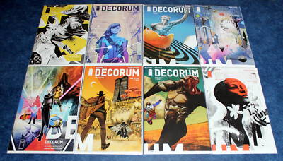 DECORUM 1 2 3 4 5 6 7 8 1st print set iMAGE COMICS JONATHAN HICKMAN SCI FI NM