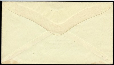 USPS #182a SPECIMEN Envelope for Die Type 37 Picturing George Washington