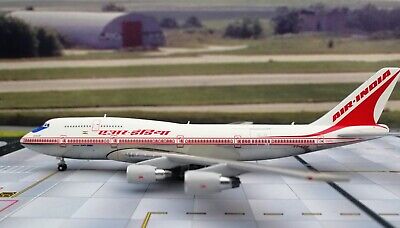 Air India Boeing 747-300 VT-EPW 1/400 by BIG BIRD with sticker & GSE. BRAND NEW 