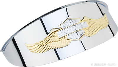 Harley Eagle Wing Logo Headlamp Visor Softail Flhx Street Glide Touring Ultra