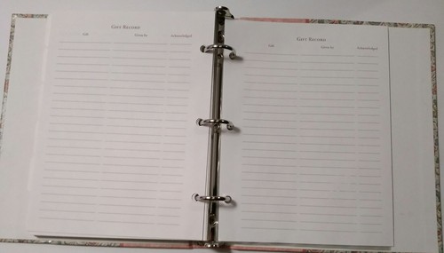 HALLMARK Wedding Album 3 Ring Binder Planner Keepsake Bride Groom