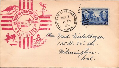GOLDPATH: US COVER 1951, TRUTH OR CONSEQUENCE, N.MEX CV593_P17