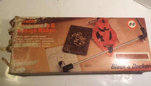 Black & Decker Router Pantograph & Design Maker Vintage 76-232 Wood Sign Maker