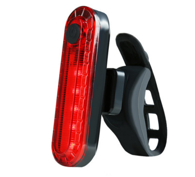 USB Rechargeable Bicycle Tail Light Safety Cycling Warning Bike Rear Lamp
