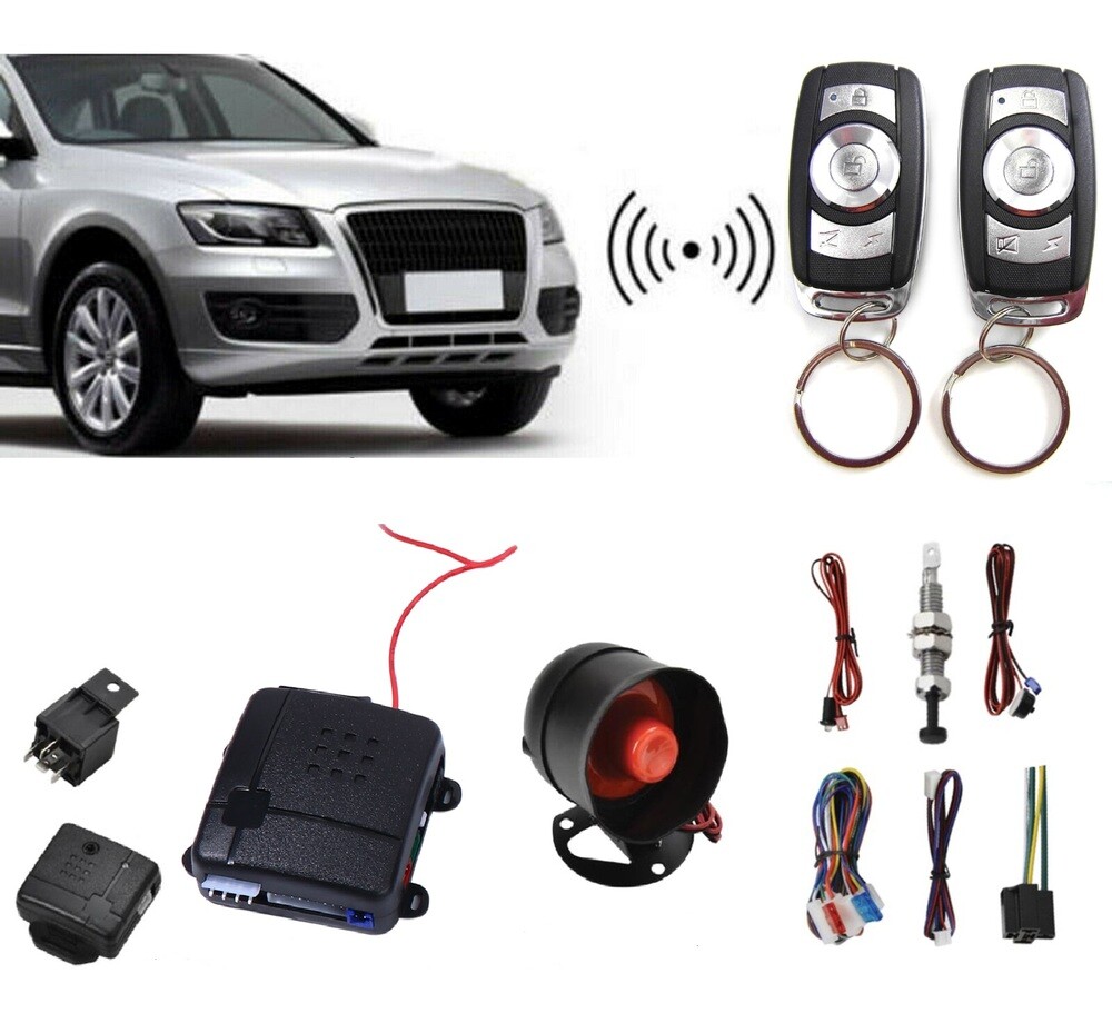 Horn Siren Alarm With 2 Rc Controls Anti-theft Alarm System