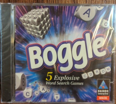 Boggle PC CD-ROM Game Windows 95 New in Sealed Case Hasbro Interactive 1997