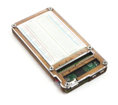 C4Labs Zero Plus Breadboard Case - for Raspberry Pi Zero - Classic Wood