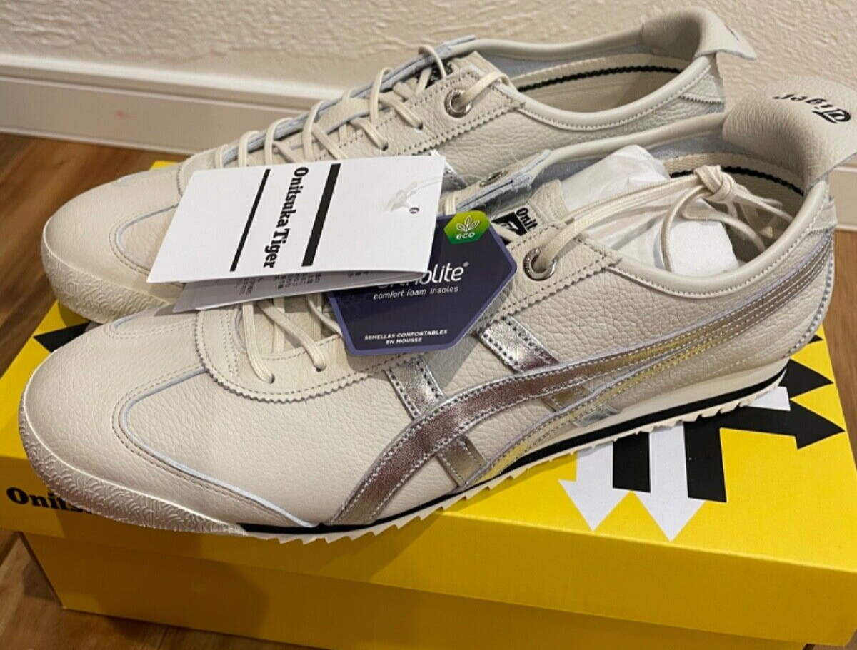 US7H Onitsuka Tiger MEXICO 66 SD BIRCH/SILVER 1183A592-200 US7H Onitsuka Tiger MEXICO 66 SD BIRCH/SILVER 1183A592-200
