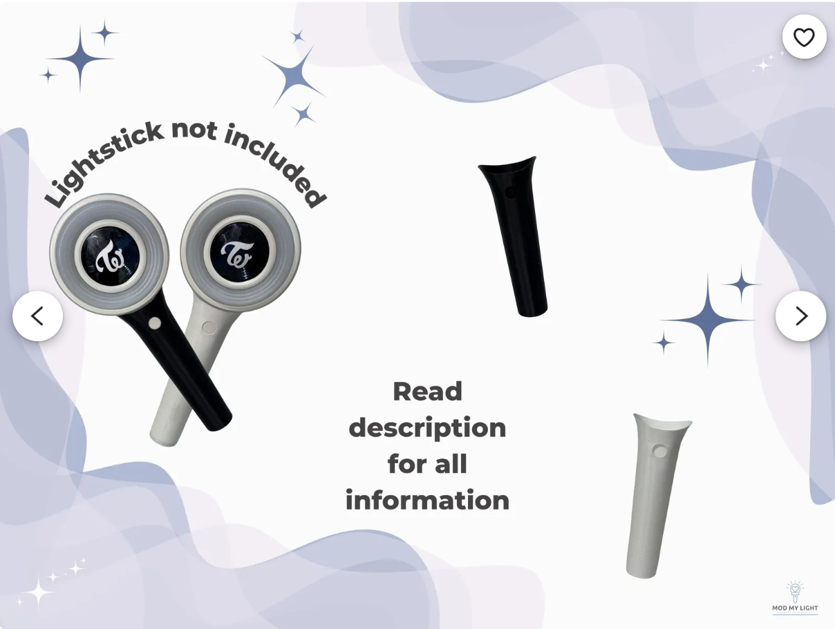 Twice Candybong Infinity Ver 3 Lightstick 3D Printed Sleeve