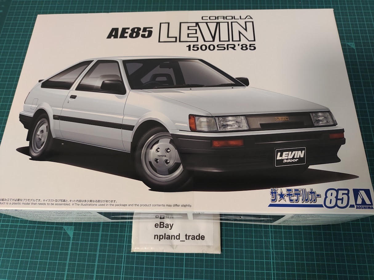 AOSHIMA 1/24 The Model Car No.85 Toyota AE85 COROLLA LEVIN
