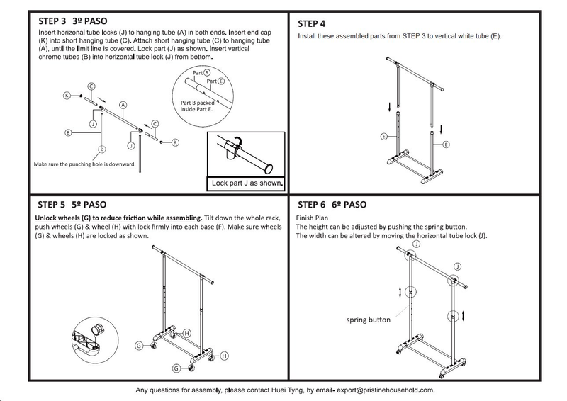 Adjustable Clothing Rolling Garment Clothes Rack Heavy Duty Metal Chrome, White