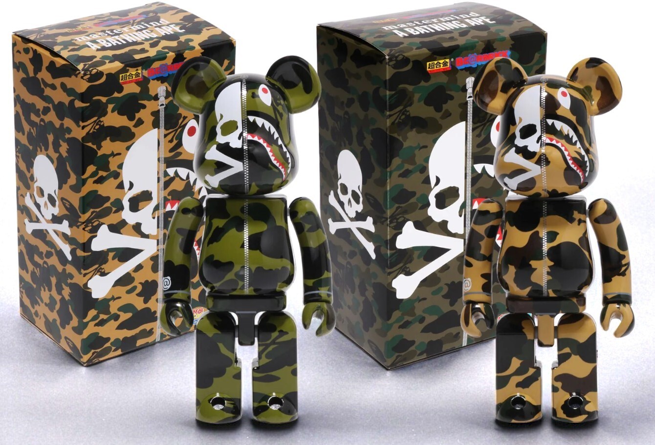 BAPE®ｘMastermind JAPAN BE@RBRICKCHOGOKIN A BATHING APE BAPE x MMJ Mastermind Japan BE@RBRICK CHOGOKIN