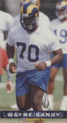 1994 Fleer GameDay Wayne Gandy #218