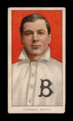 1909-11 T206 Set-Break Steamer Flanagan Piedmont VG-VGEX (crease) *GMCARDS*