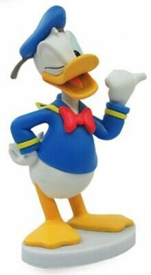 Donald DuckとMickey Mouseブロンズ像 金属製 フィギュア Dakin Disney (1968) Donald Duck figure
