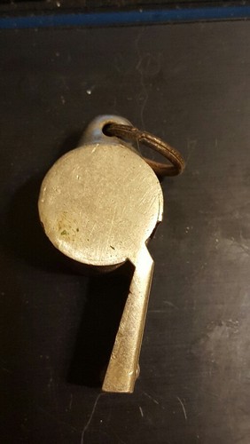 Vintage Metal Police Coach Whistle England  The ACME THUNDERER