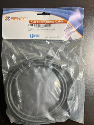 Sendt XLR Microphone Cable - 6' 24AWG