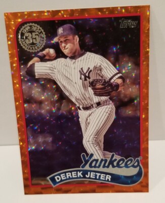 2024 Topps Derek Jeter Orange Sparkle 06/25 #89B2-7